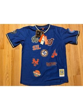 LARGE BLUE PATCH COLLECTION NEGRO LEAGUE JERSEY-HEADGEAR CLASSICS $150
